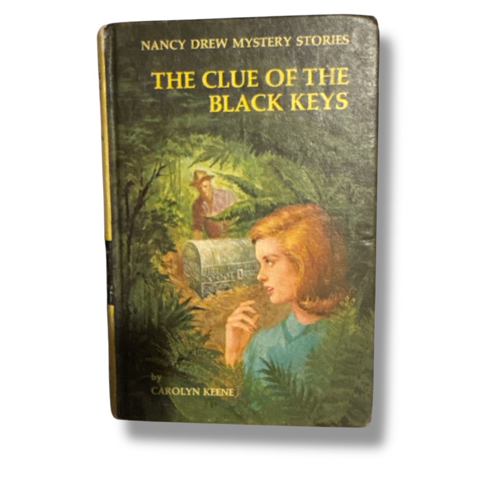 VINTAGE Nancy Drew Mystery The Clue Of The Black Keys Hardcover Book